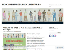 Tablet Screenshot of indocumentales.com